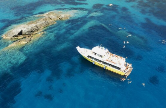 la magic princess durante le gite in barca all'Isola d'Elba