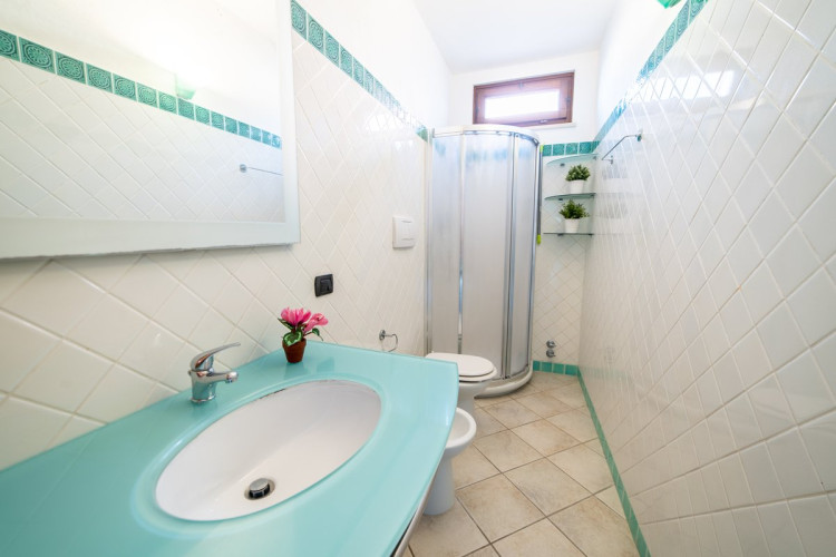 Appartamento Gabbiana bagno con doccia