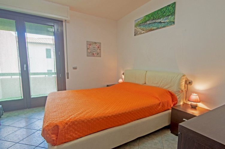 Camera da letto Matrimoniale del bilocale a Marina di Campo il Pescatore