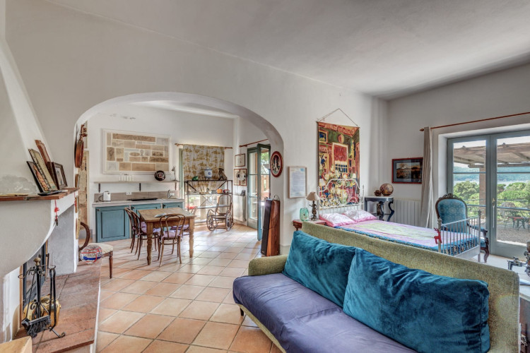 Monolocale Art Studio: Visuale totale dell'appartamento