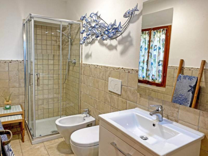 Casa Lia Patio: Panoramica del bagno